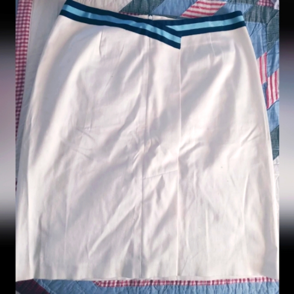 Skirt holt Renfrew white designer size 8 cotton